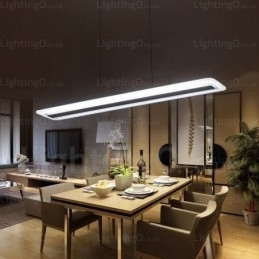 Lampă suspendată modernă contemporană cu 1 lumină, cu abajur acrilic