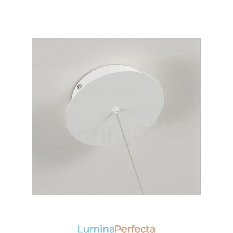 Lampă suspendată modernă și contemporană cu 2 lumini cu abajur acrilic