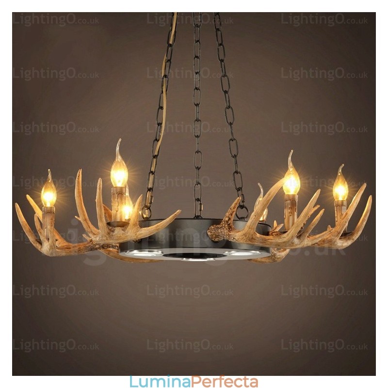 Candelabru cu 9 lumini, vintage, retro, rustic