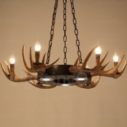 Candelabru cu 9 lumini, vintage, retro, rustic