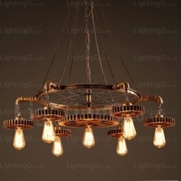 Lampă retro vintage cu 7 lumini