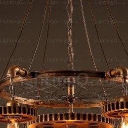 Lampă retro vintage cu 7 lumini
