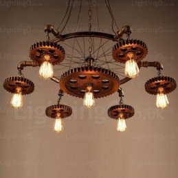 Lampă retro vintage cu 7 lumini
