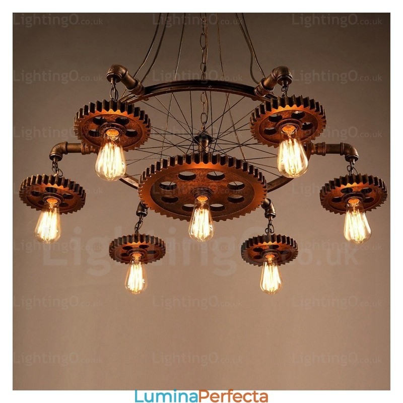 Lampă retro vintage cu 7 lumini