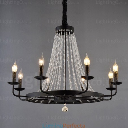 Lampă de suspendare nordică cu 8 lumini Lampă de suspendare nordică cu 8 lumini