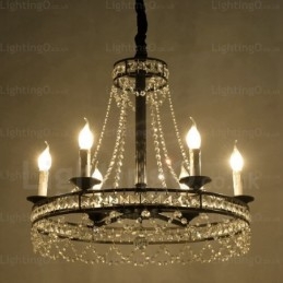 Lampă rustică rustică cu 4 lumini