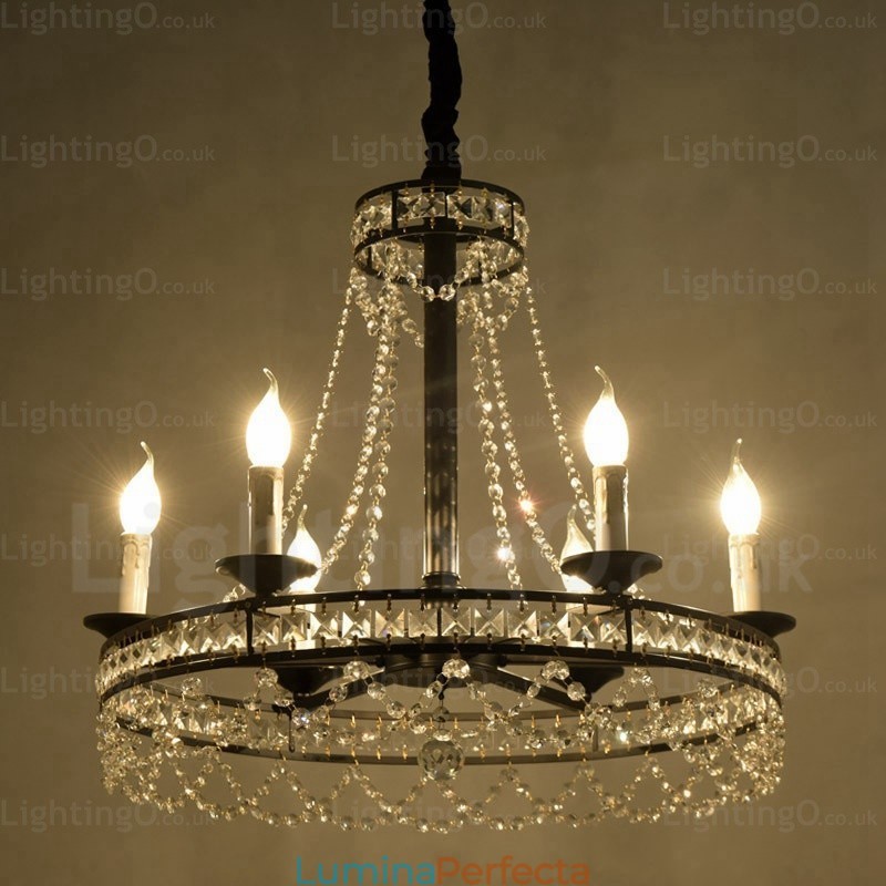 Lampă rustică rustică cu 4 lumini