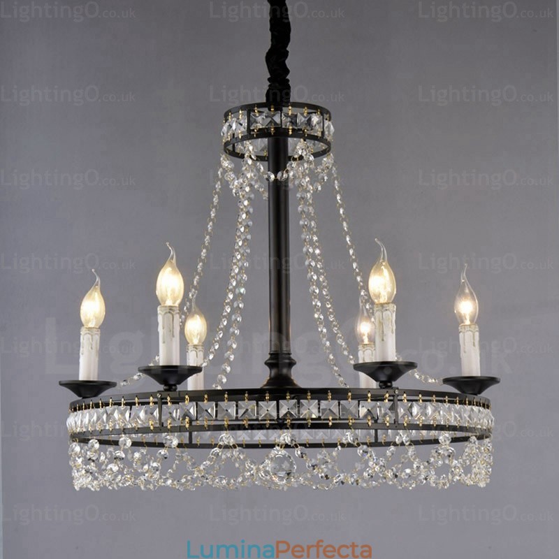 Lampă rustică rustică cu 4 lumini