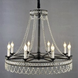 Lampă rustică rustică cu 4 lumini