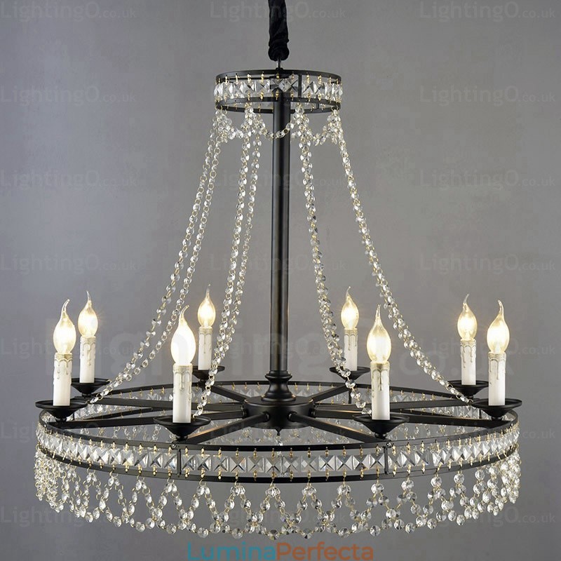 Lampă rustică rustică cu 4 lumini
