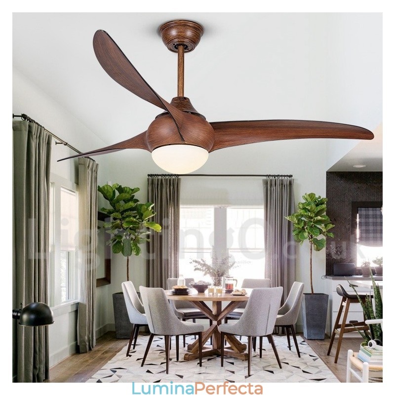 Ventilator de tavan rustic de 52 inchi