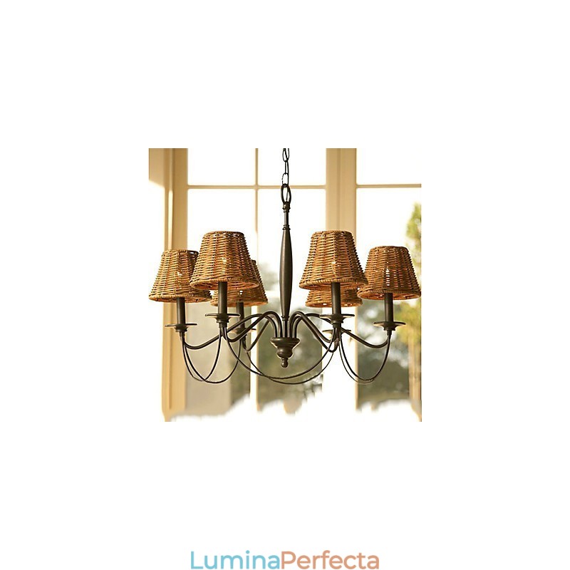 Candelabru galvanizat Rustic Lodge