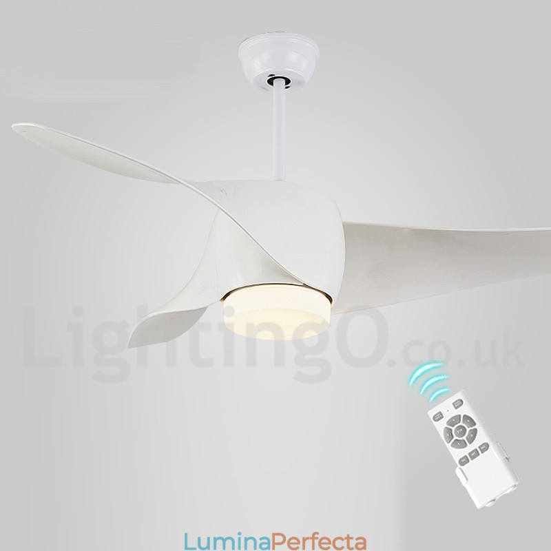 Ventilator de tavan în stil european, modern și contemporan, de 52 inchi