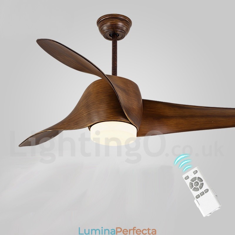 Ventilator de tavan în stil european, modern și contemporan, de 52 inchi