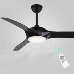 Ventilator de tavan în stil european, modern și contemporan, de 52 inchi