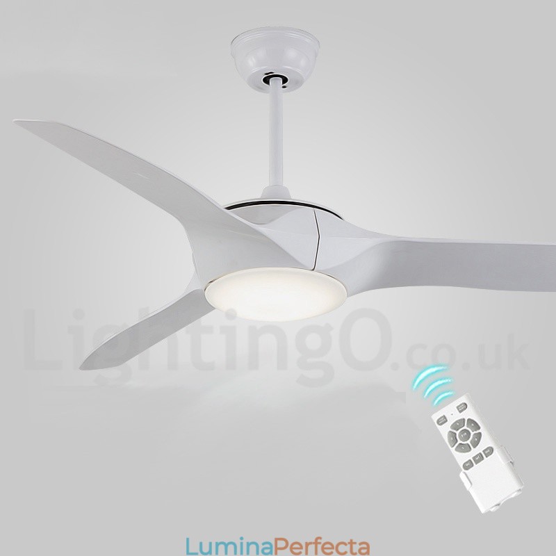 Ventilator de tavan în stil european, modern și contemporan, de 52 inchi