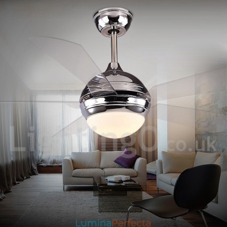 Ventilator de tavan în stil european, modern și contemporan, de 52 inchi Ventilator de tavan în stil european, modern și contemporan, de 52 inchi