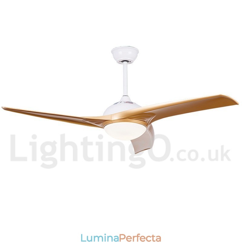 Ventilator de tavan în stil european, modern și contemporan, de 52 inchi