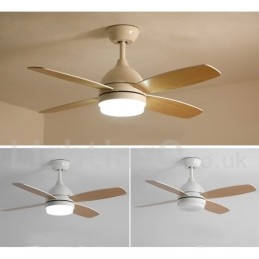 Ventilator de tavan country nordic modern și contemporan de 42 inchi