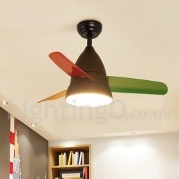 Ventilator de tavan modern și contemporan de 26 inchi
