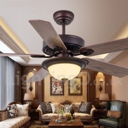 42" 48" 52" Country Retro Rustic Lodge Vintage Ventilator de tavan