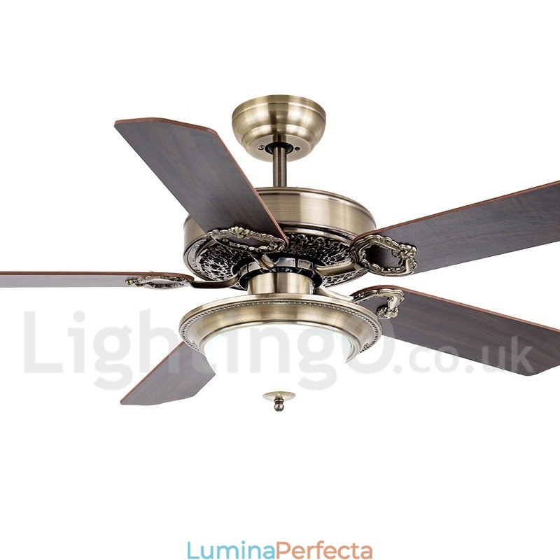 42" 48" 52" Country Retro Rustic Lodge Vintage Ventilator de tavan