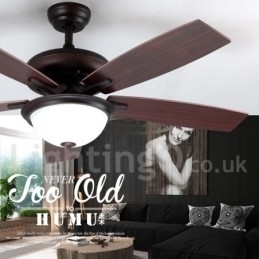 52" Country Retro Rustic Lodge Vintage Ventilator de tavan