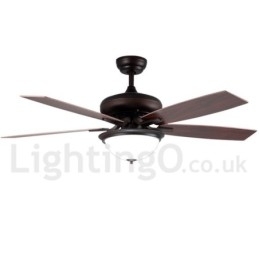 52" Country Retro Rustic Lodge Vintage Ventilator de tavan
