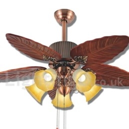 48" Country Retro Rustic Lodge Vintage Ventilator de tavan