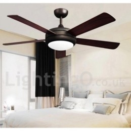 Ventilator de tavan vintage în stil european de 52 inchi