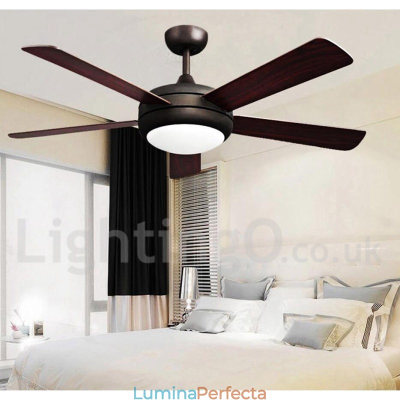 Ventilator de tavan vintage în stil european de 52 inchi