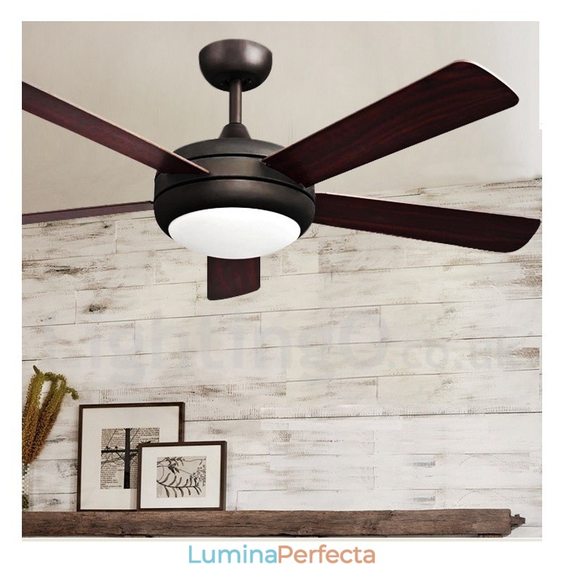 Ventilator de tavan vintage în stil european de 52 inchi