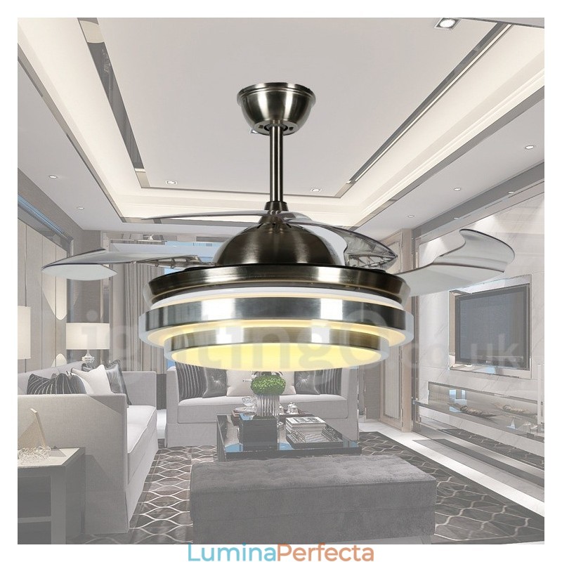 Ventilator de tavan modern și contemporan în stil european de 36 inchi
