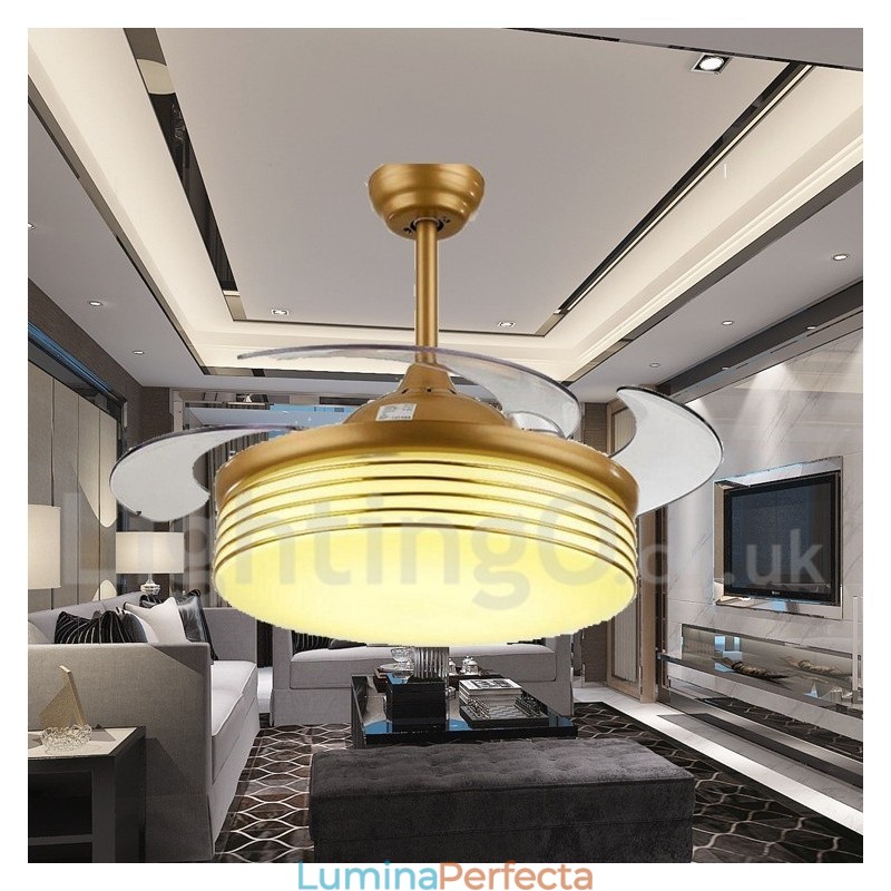 Ventilator de tavan modern și contemporan în stil european de 36 inchi