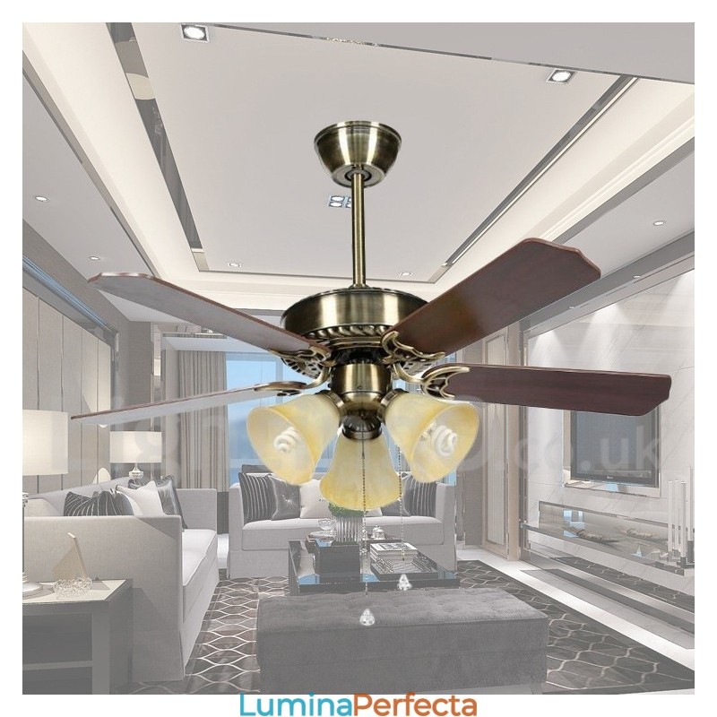 Ventilator de tavan modern și contemporan de 42 inchi