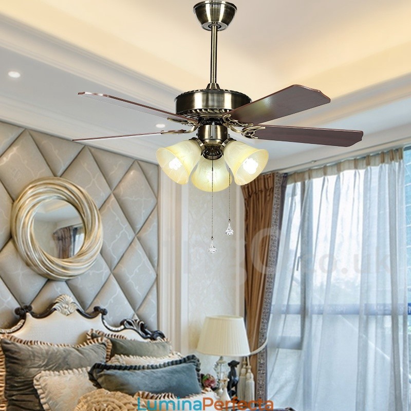 Ventilator de tavan modern și contemporan de 42 inchi