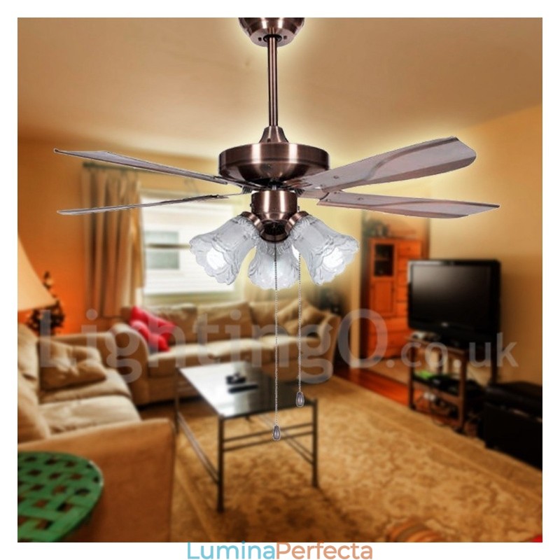 Ventilator de tavan modern și contemporan de 42 inchi