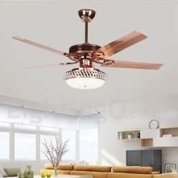 Ventilator de tavan modern și contemporan în stil european de 52 inchi