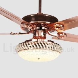Ventilator de tavan modern și contemporan în stil european de 52 inchi