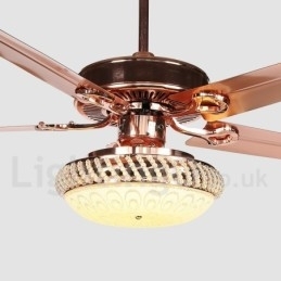 Ventilator de tavan modern și contemporan în stil european de 52 inchi