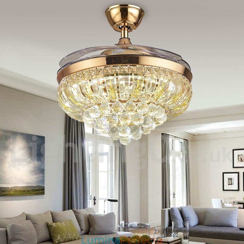 Ventilator de tavan modern și contemporan în stil european de 42 inchi