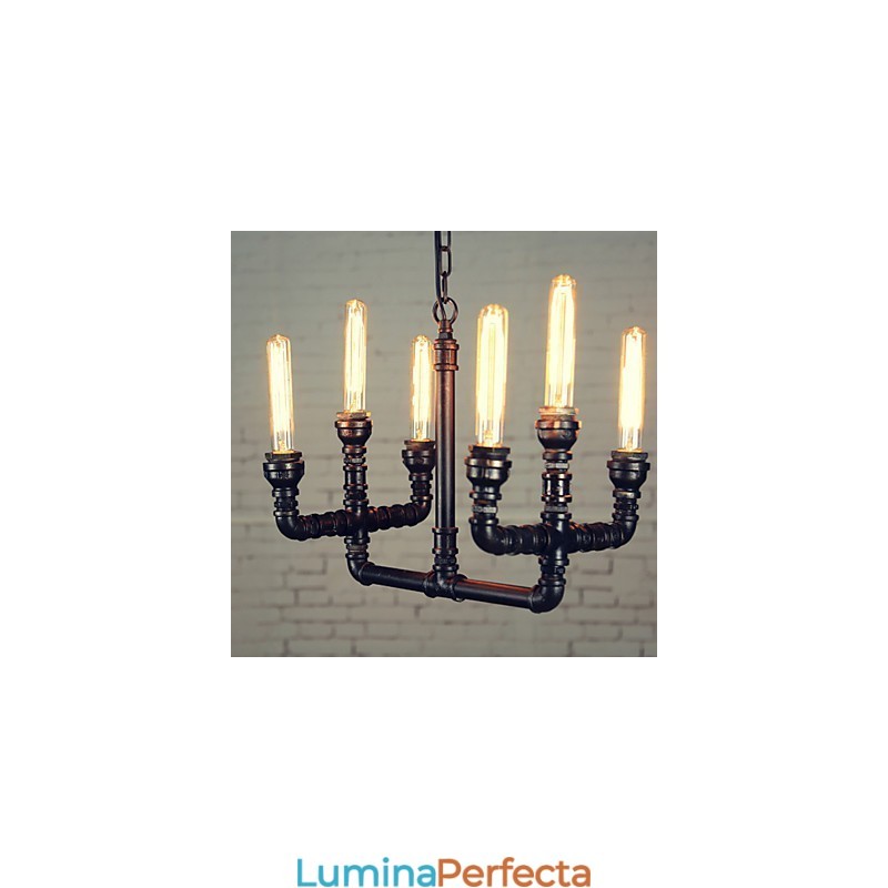 Candelabru Mini Stil Rustic Lodge Retro Metal