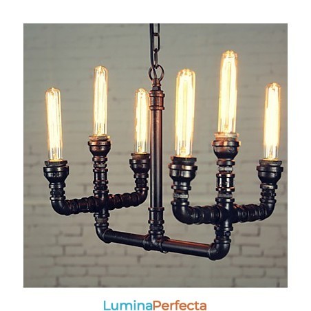 Candelabru Mini Stil Rustic Lodge Retro Metal Candelabru Mini Stil Rustic Lodge Retro Metal