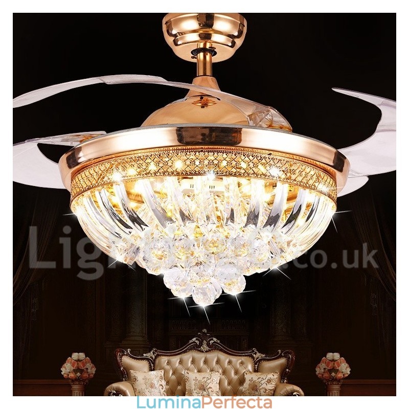 Ventilator de tavan modern și contemporan în stil european de 42 inchi