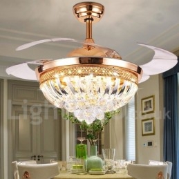 Ventilator de tavan modern și contemporan în stil european de 42 inchi