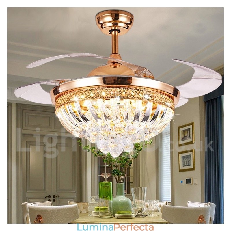 Ventilator de tavan modern și contemporan în stil european de 42 inchi