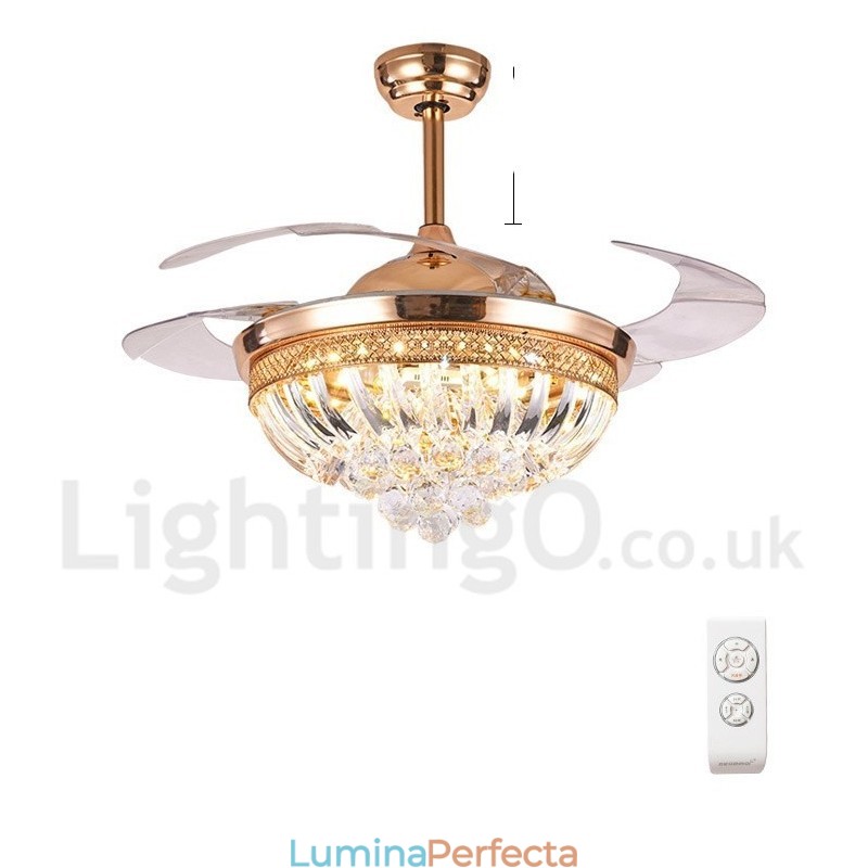 Ventilator de tavan modern și contemporan în stil european de 42 inchi