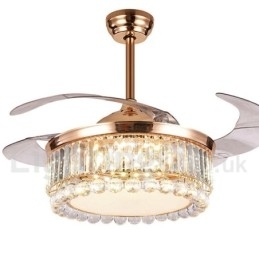 Ventilator de tavan modern și contemporan în stil european de 42 inchi