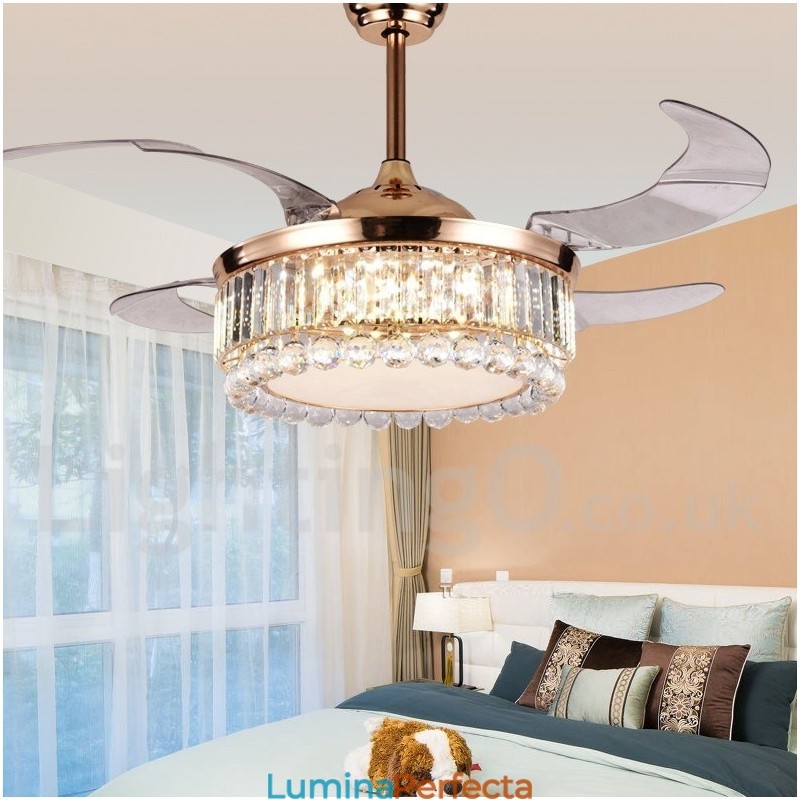 Ventilator de tavan modern și contemporan în stil european de 42 inchi