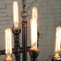Candelabru Mini Stil Rustic Lodge Retro Metal